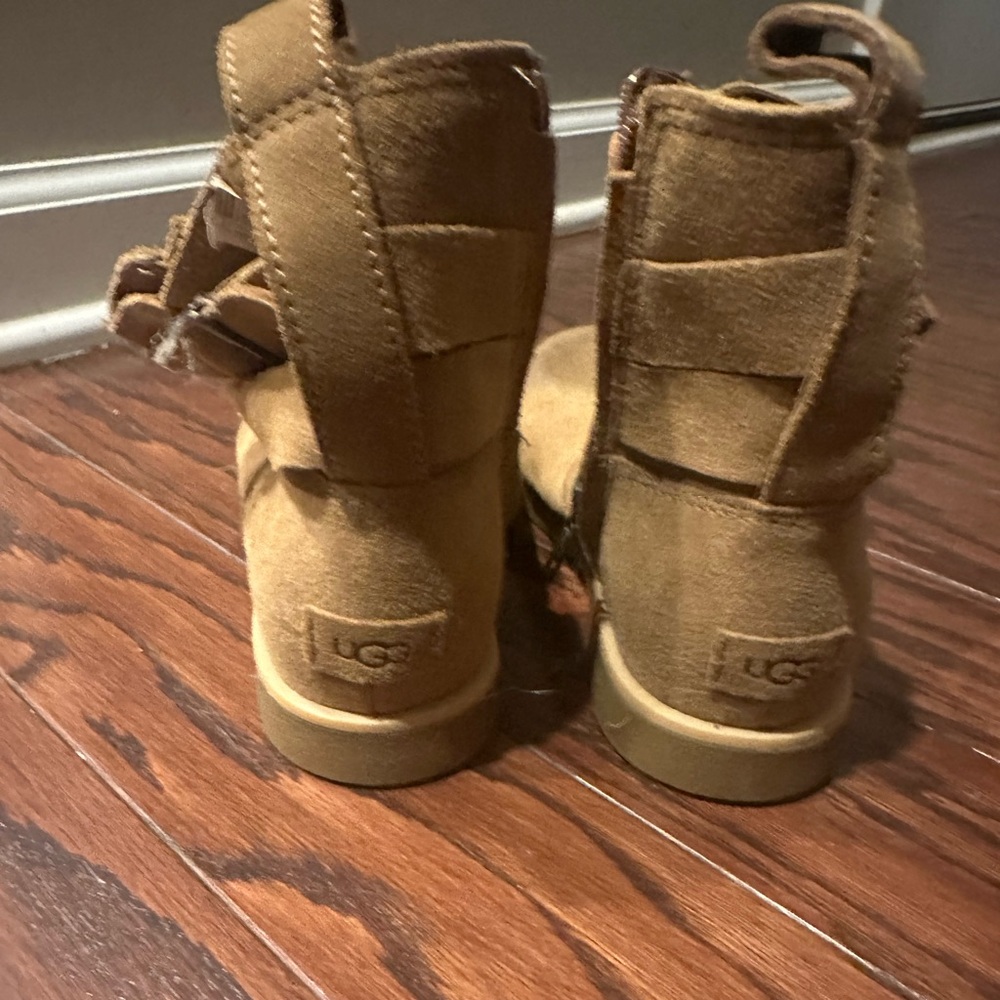 UGG Tan Suede Ankle Boots